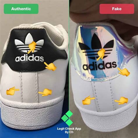 fake adidas superstars|adidas counterfeit vs genuine.